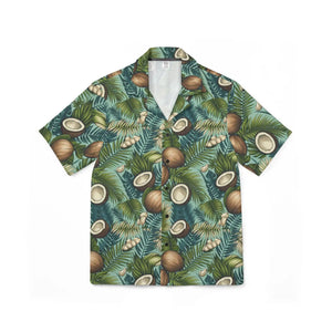 Lush Coconut Palm Hawaiian Shirt - Tropical Camp - Dipaliz - Shirts - s