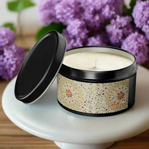Coconut Soy Wax Tin Candles - Zinc-free Cotton Wick - Dipaliz