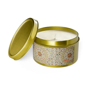 Coconut Soy Wax Tin Candles - Zinc-free Cotton Wick - Dipaliz