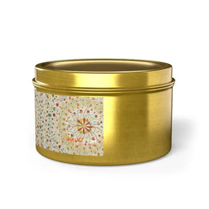 Coconut Soy Wax Tin Candles - Zinc-free Cotton Wick - Dipaliz