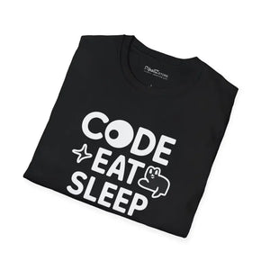 Code Eat Sleep Repeat Stylish Programmer Tee - Unisex - Dipaliz - T-shirts