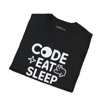 Code Eat Sleep Repeat Programmer Unisex Softstyle T-shirt