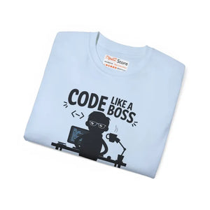 Boss Ultra Cotton Tee - Epic Coding Comfort Style - Dipaliz - T-shirts