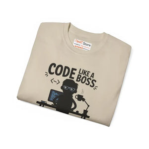 Boss Ultra Cotton Tee - Epic Coding Comfort Style - Dipaliz - T-shirts