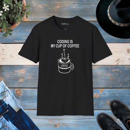 Cozy Coding Tee for Computer Programmers: Style & Comfort - Black / s T-shirt