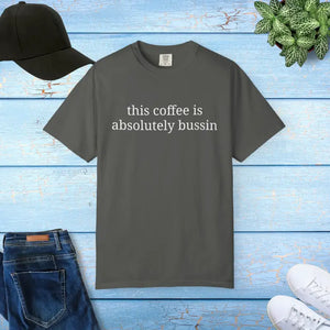 Coffee Lovers Unisex Garment-dyed T-shirt Faded Finish - Dipaliz - Pepper / s - T-shirts