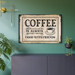 Metal Art Sign – Aluminum Good Vibes Decor - Dipaliz - Novelty Signs
