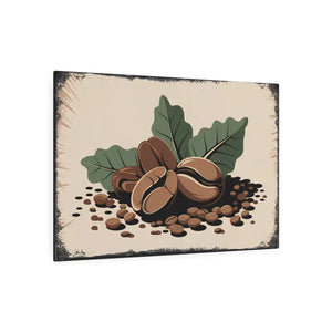 Chic Coffee Beans Metal Art Sign Modern Wall Decor - Dipaliz - Prints