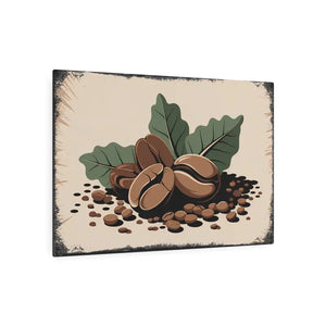 Chic Coffee Beans Metal Art Sign Modern Wall Decor - Dipaliz - Prints