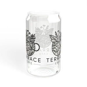 Stylish Bpa-free Sipper Glass - Terrace Cafe Design - Dipaliz - Tumblers