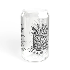 Chic Cafe Sipper Glass - Clear Tempered - Dipaliz - Tumblers