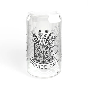 Chic Cafe Sipper Glass - Clear Tempered - Dipaliz - Tumblers