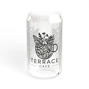 Stylish Bpa-free Sipper Glass - Terrace Cafe Design - Dipaliz - Tumblers