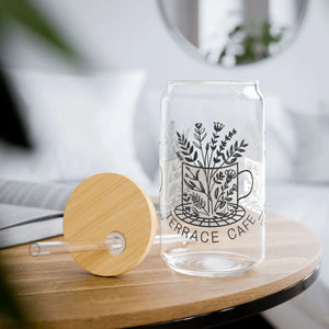 Chic Cafe Sipper Glass - Clear Tempered - Dipaliz - Tumblers