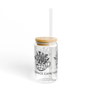 Modern Cafe Sipper Glass - Bpa Free Terrace - Dipaliz - Tumblers
