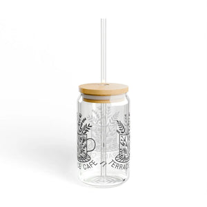 Chic Cafe Sipper Glass - Clear Tempered - Dipaliz - Tumblers