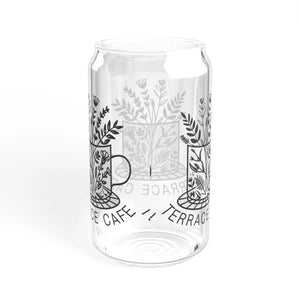 Chic Cafe Sipper Glass - Clear Tempered - Dipaliz - Tumblers
