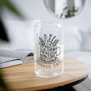 Chic Cafe Sipper Glass - Clear Tempered - Dipaliz - Tumblers