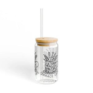 Chic Cafe Sipper Glass - Clear Tempered - Dipaliz - Tumblers