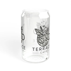 Stylish Bpa-free Sipper Glass - Terrace Cafe Design - Dipaliz - Tumblers