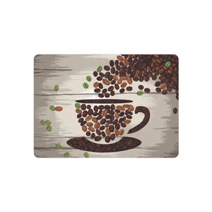 Coffee Bean Metal Art Sign - Stunning Home Decor - Dipaliz - 7’’ x 5’’ (horizontal) / 0.12’’ - Novelty Signs