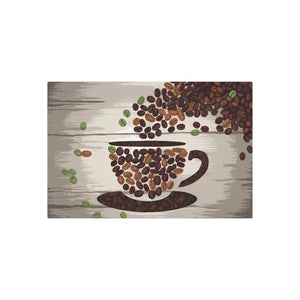 Coffee Bean Metal Art Sign - Stunning Home Decor - Dipaliz - 36″ x 24″ (horizontal) / 0.12’’ - Novelty Signs