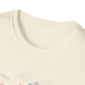 Coffee First Adulting Second T‑shirt, Cute Watercolor Tee for Millennials & New Grads - T-shirts