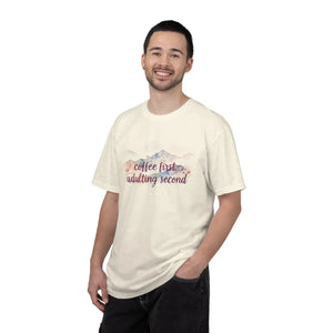 Watercolor Mountain Tee - Funny Coffee Cotton - Dipaliz - T-shirts