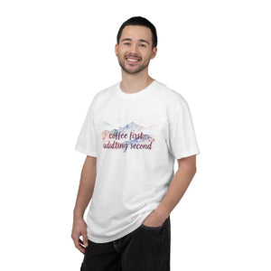 Watercolor Mountain Tee - Funny Coffee Cotton - Dipaliz - T-shirts