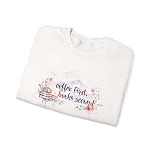 Cozy Reader Crewneck - Books Second Sweatshirt - Dipaliz - Sweatshirts