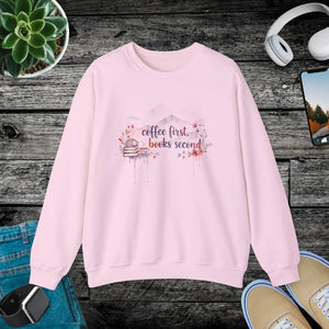 Cozy Reader Crewneck - Books Second Sweatshirt - Dipaliz - Sweatshirts