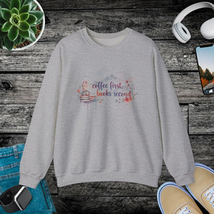 Cozy Reader Crewneck - Books Second Sweatshirt - Dipaliz - Sweatshirts