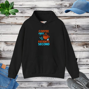 Neon Coffee First Hoodie - Healthcare Professionals Print - Dipaliz - Hoodies - s