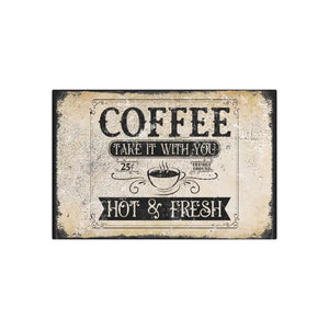 Metal Art Sign - Premium White Aluminum Matte Finish - Dipaliz - Novelty Signs