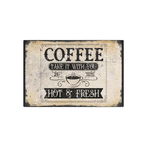 Metal Art Sign - Premium White Aluminum Matte Finish - Dipaliz - Novelty Signs