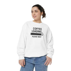 Coffee Loading Sweatshirt - Cozy Lounge Comfort - Dipaliz - Sweatshirts