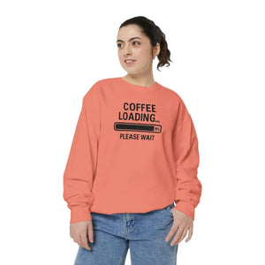 Coffee Loading Sweatshirt - Cozy Lounge Comfort - Dipaliz - Sweatshirts