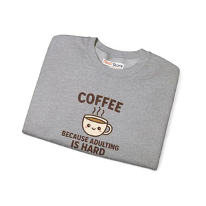 Coffee Lover Crewneck Sweatshirt - Cozy Casual Comfort Wear - Dipaliz - Sweatshirts