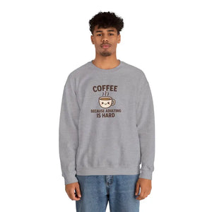 Coffee Lover Crewneck Sweatshirt - Cozy Casual Comfort Wear - Dipaliz - Sweatshirts