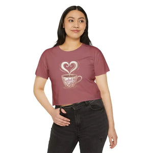 Coffee Lovers Festival Crop Top - Beach Vibes Summer Style - Dipaliz - T-shirts