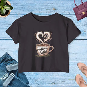 Coffee Lovers Festival Crop Top - Beach Vibes Summer Style - Dipaliz - Xs / Black - T-shirts