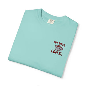 Garment Dyed Coffee Lovers Unisex Tee - Casual Cotton - Dipaliz - T-shirts
