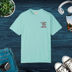 Garment Dyed Coffee Lovers Unisex Tee - Casual Cotton - Dipaliz - T-shirts