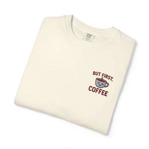 Garment Dyed Coffee Lovers Unisex Tee - Casual Cotton - Dipaliz - T-shirts