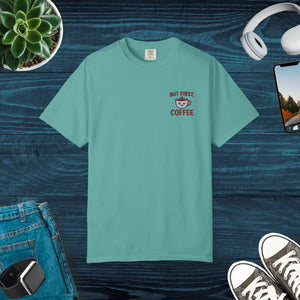Garment Dyed Coffee Lovers Unisex Tee - Casual Cotton - Dipaliz - T-shirts