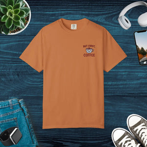 Garment Dyed Coffee Lovers Unisex Tee - Casual Cotton - Dipaliz - T-shirts