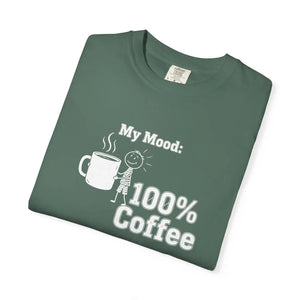 Heavyweight Coffee Mood T-shirt - Pre-shrunk Finish - Dipaliz - T-shirts