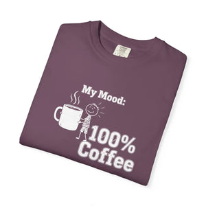 Heavyweight Coffee Mood T-shirt - Pre-shrunk Finish - Dipaliz - T-shirts