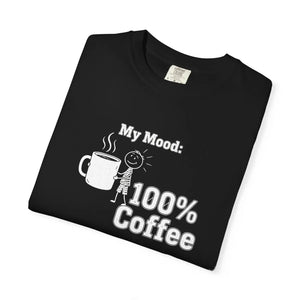 Heavyweight Coffee Mood T-shirt - Pre-shrunk Finish - Dipaliz - T-shirts