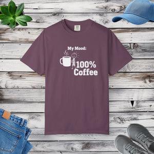 Heavyweight Coffee Mood T-shirt - Pre-shrunk Finish - Dipaliz - T-shirts
